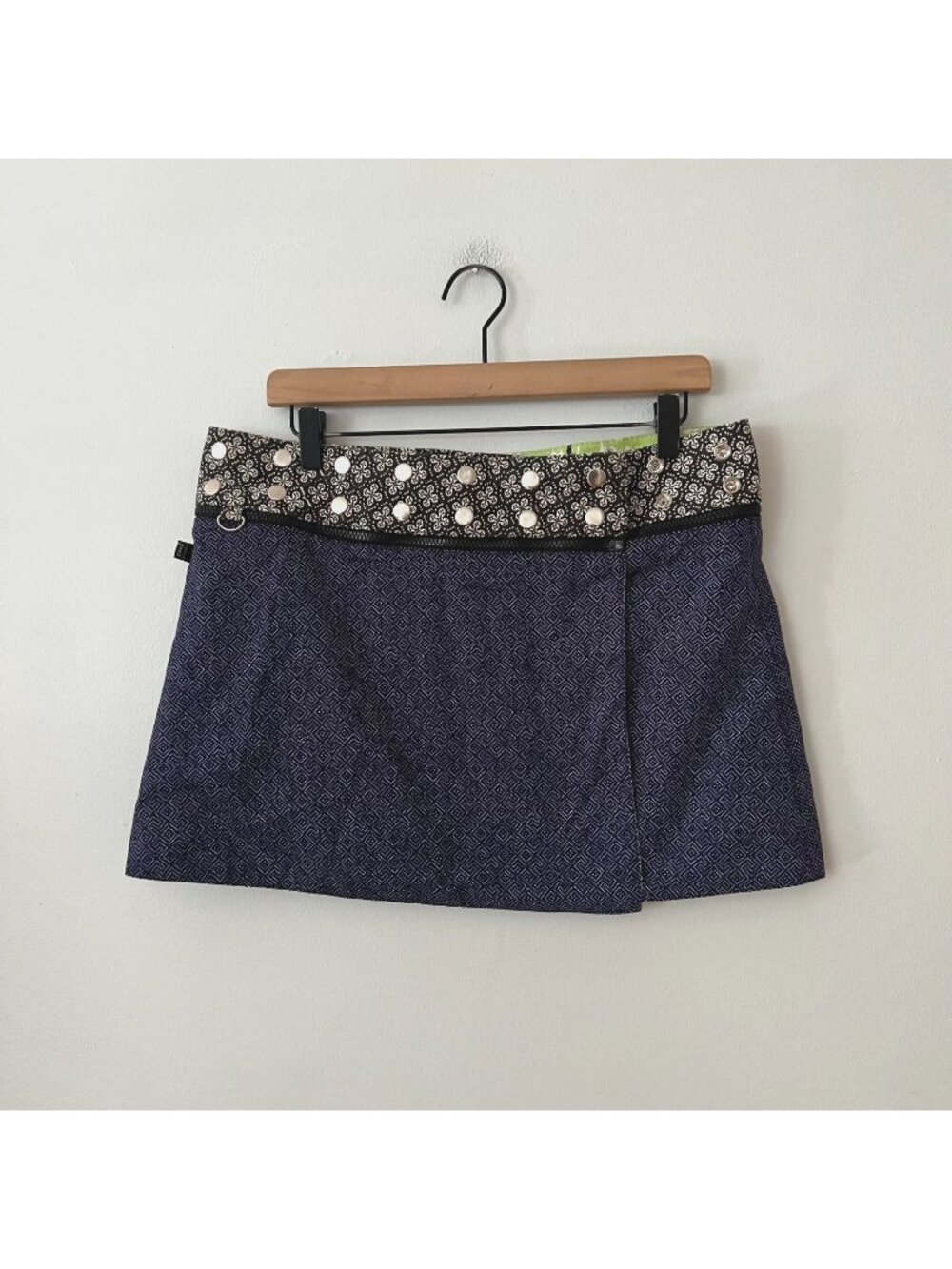 Zand Amsterdam Reversible Adjustable Mini Wrap Skirt Women's One Size